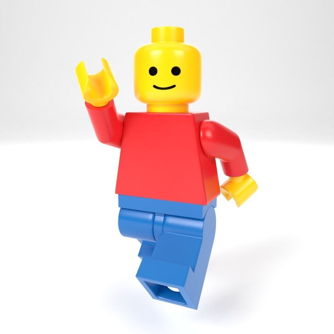 LEGO standard minifigure 3D model_12