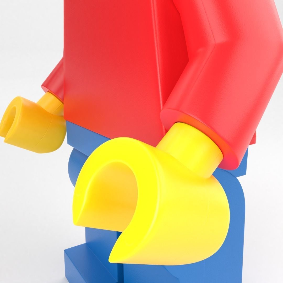 LEGO standard minifigure 3D model_4