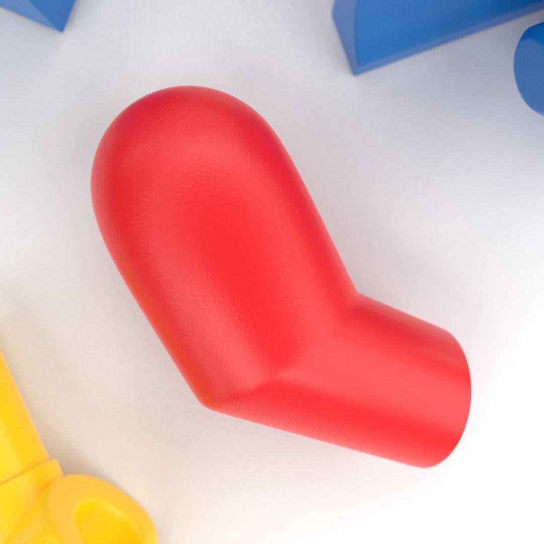 LEGO standard minifigure 3D model_7