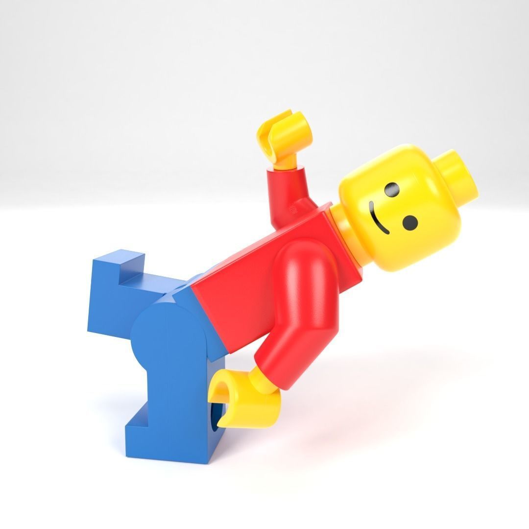 LEGO standard minifigure 3D model_13