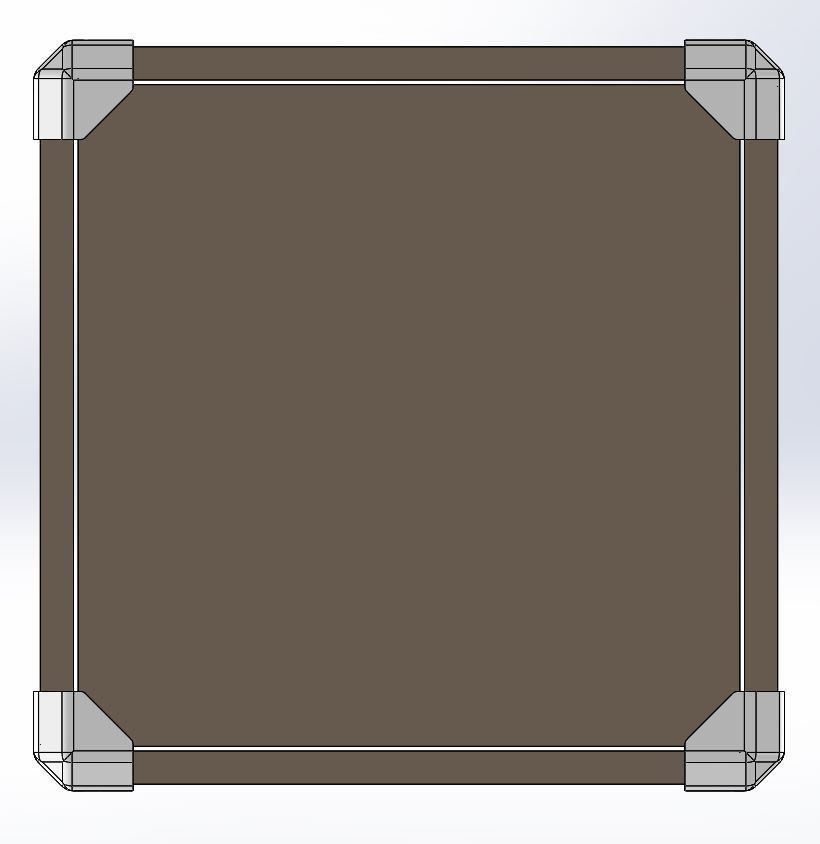 Connectors wooden box with metal handles 3D print model_5