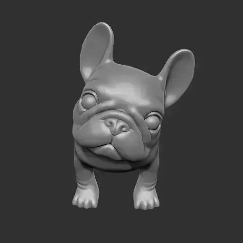 Question French Bulldog 3D print model