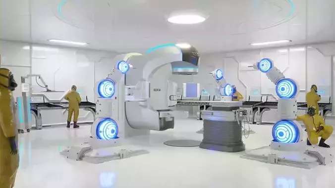 Laboratory 2050 Low-poly 3D model