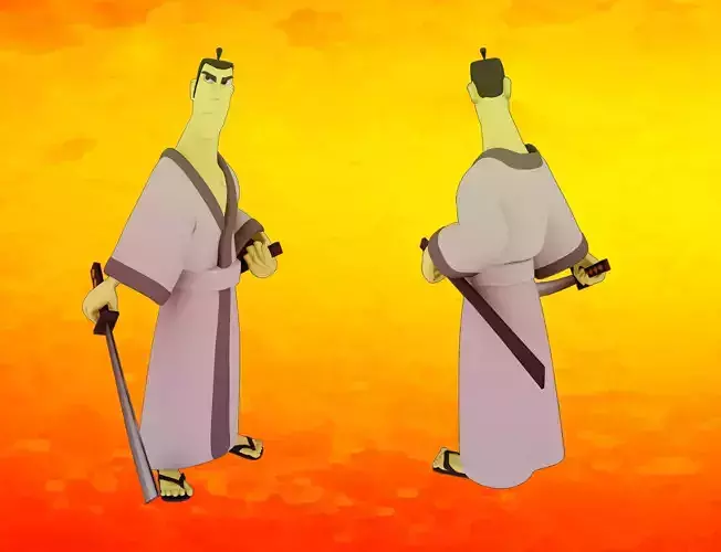 Samurai Jack 3D Model Only 