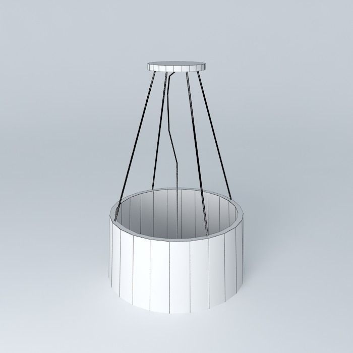 Round pendant lamp 206 - Accord Free 3D model_3