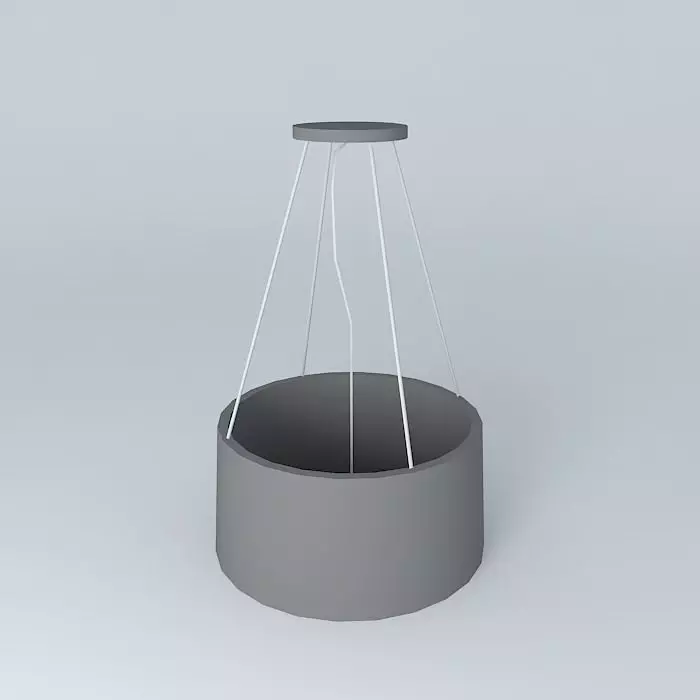Round pendant lamp 206 - Accord Free 3D model_0