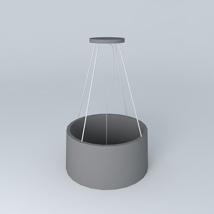 Round pendant lamp 206 - Accord Free 3D model_1