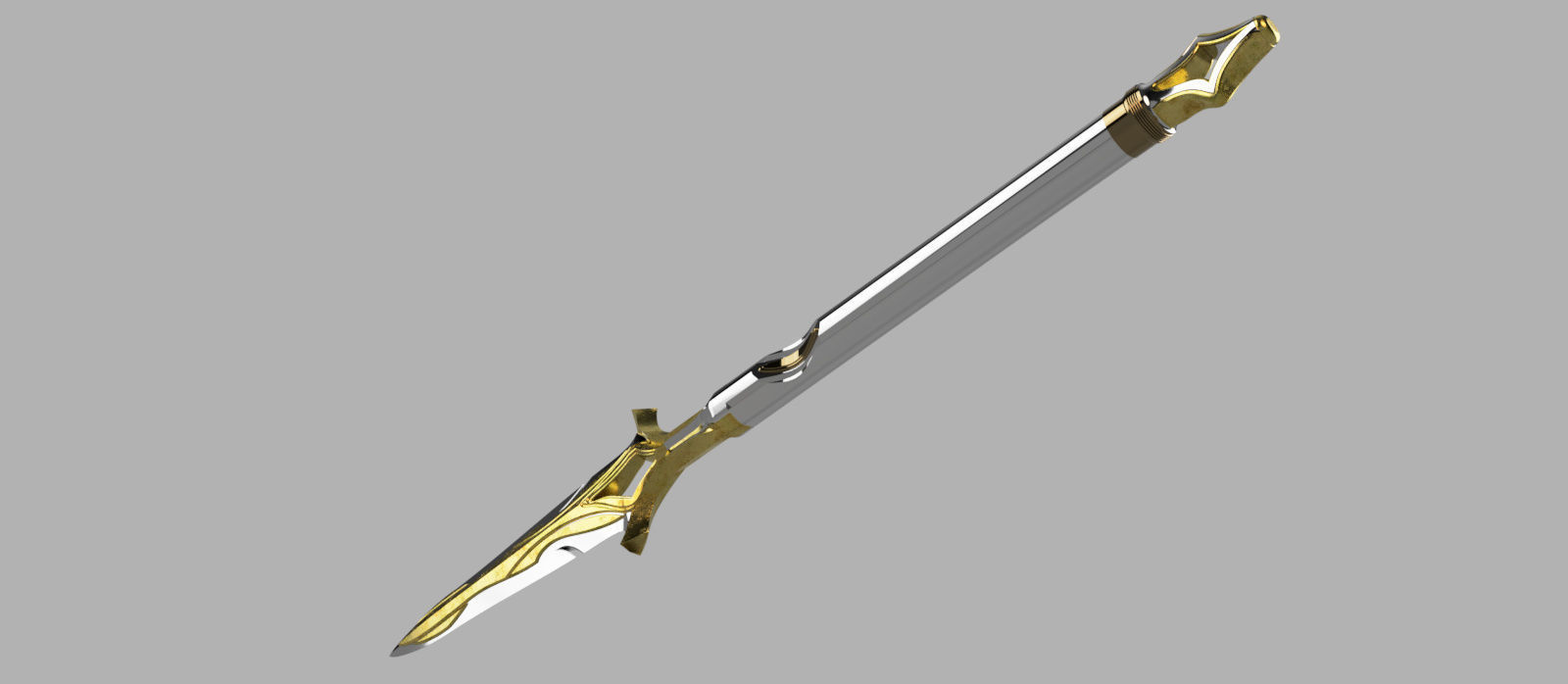 Assassins Creed Odyssey Leonidas Spear V6 of 6 my way 3D print model_3