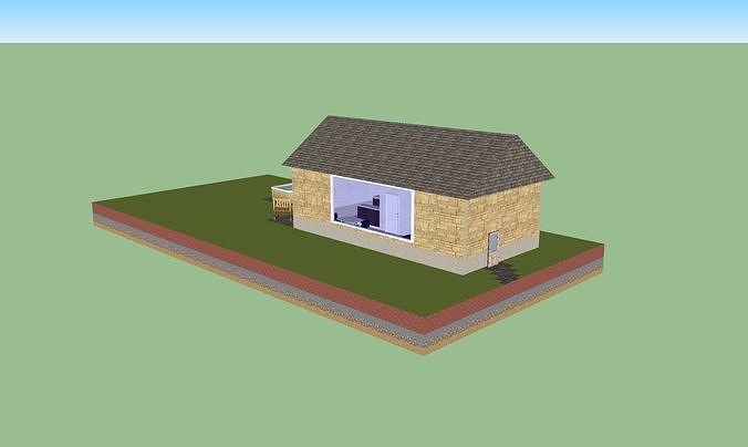simple bothy structure  3D model