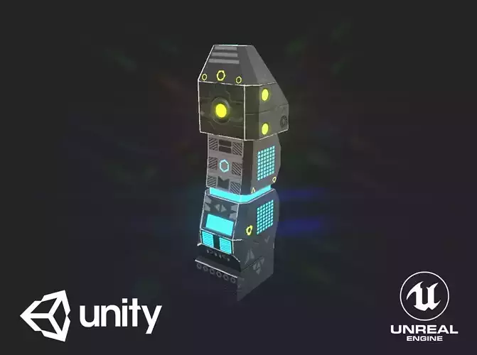 Sci-fi Building For Game Environments