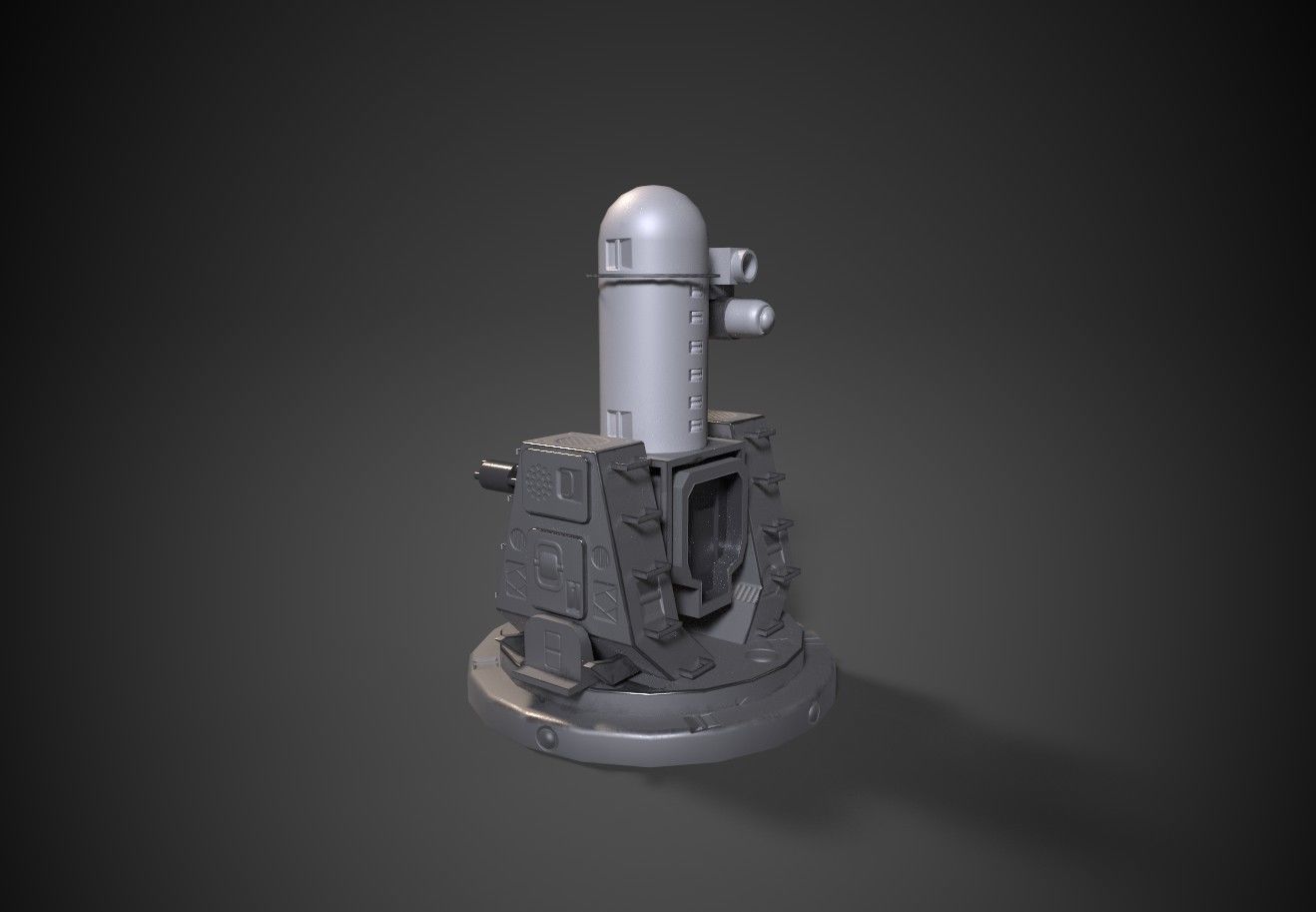 SEA WITCH WEAPONS SYSTEM Low-poly 3D model_2