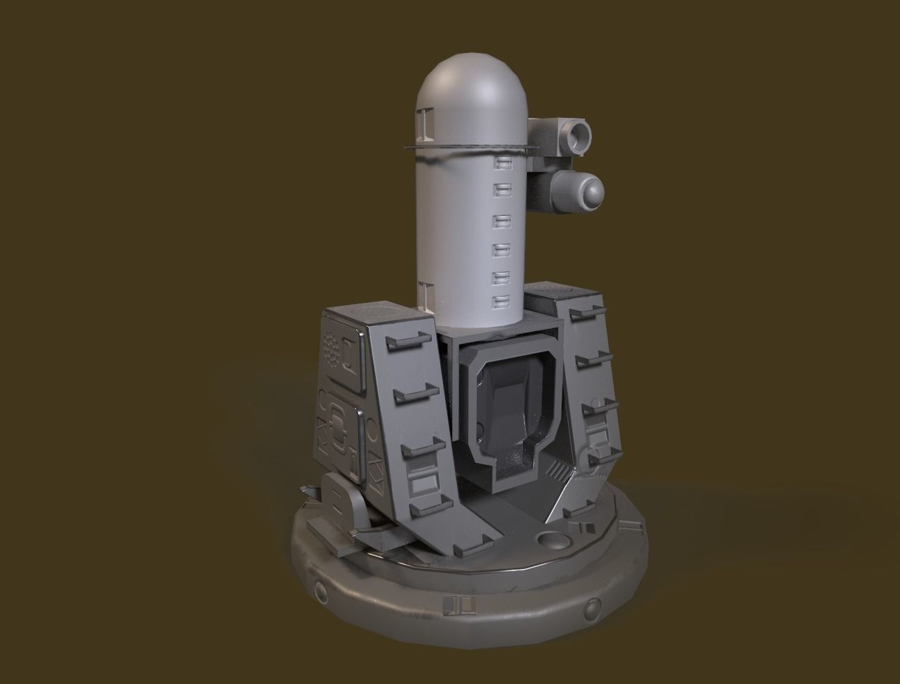 SEA WITCH WEAPONS SYSTEM Low-poly 3D model_6