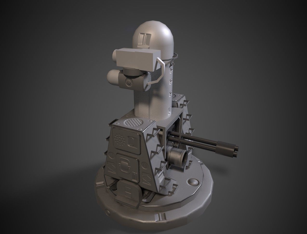 SEA WITCH WEAPONS SYSTEM Low-poly 3D model_4