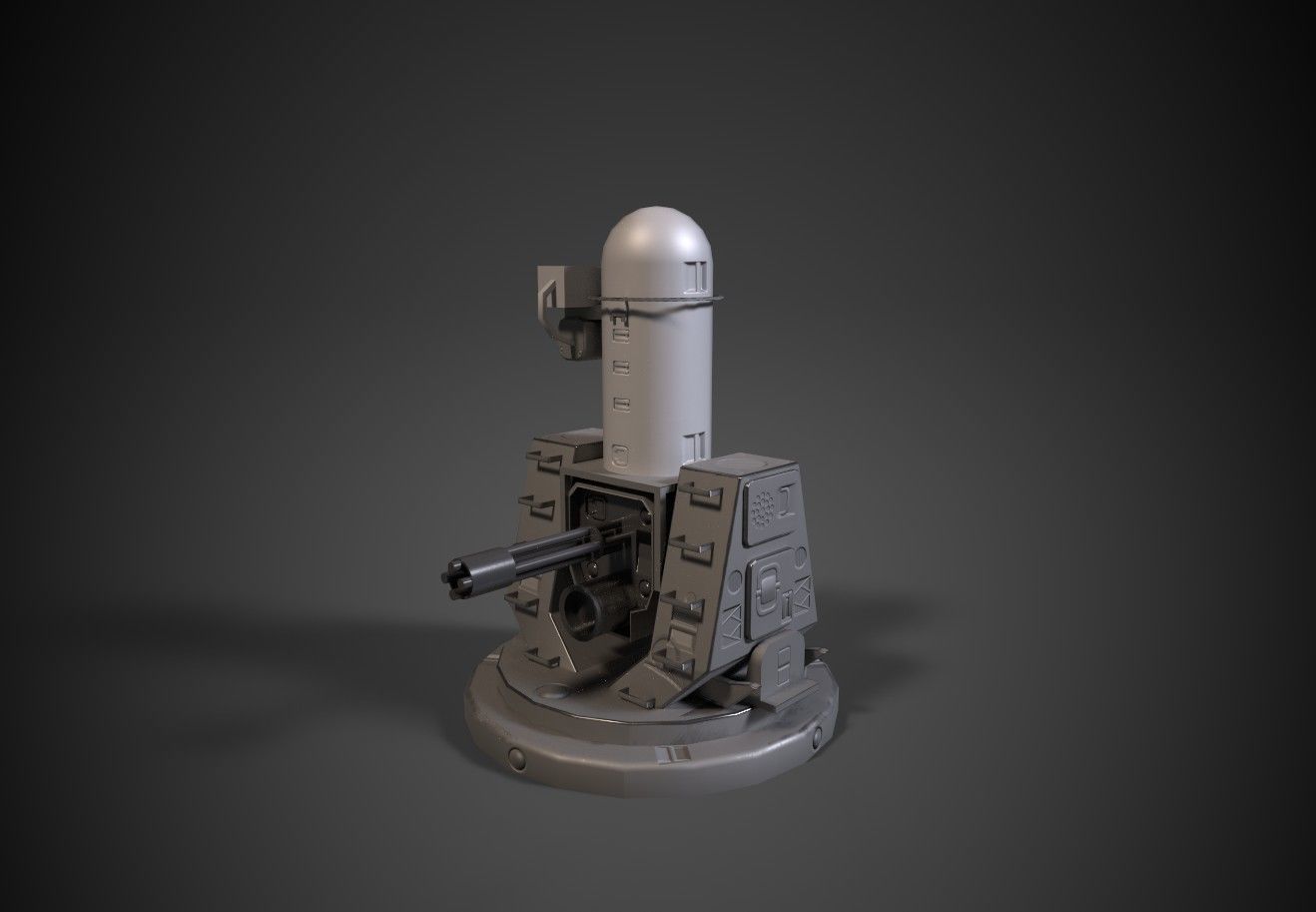 SEA WITCH WEAPONS SYSTEM Low-poly 3D model_1