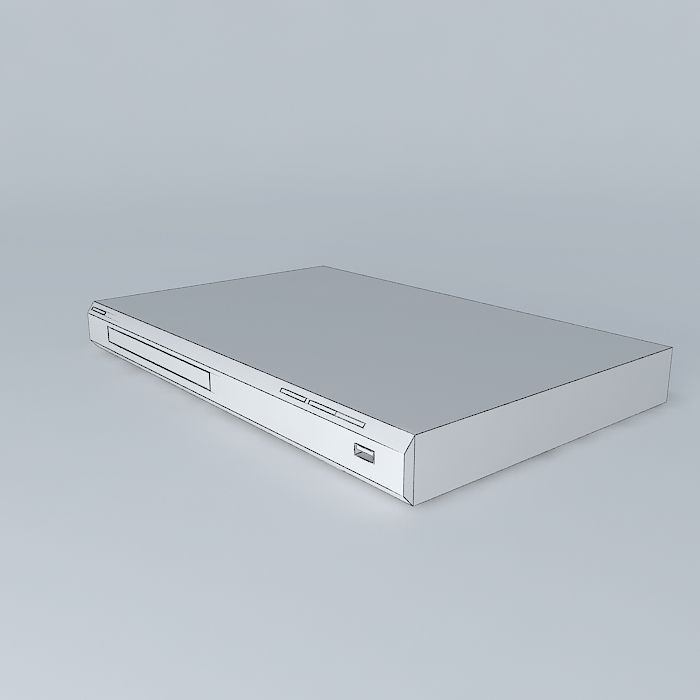DVD Player Sony DVP SR750HP Free 3D model_4