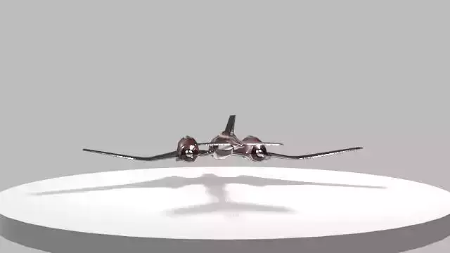 scifi red racing plane 