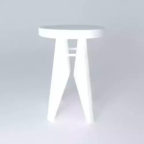 Banco Stool Solvay Jean Prouvé