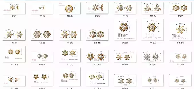 88 nose pins cad 3dm stl details