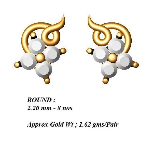 88 nose pins cad 3dm stl details 3D print model_89