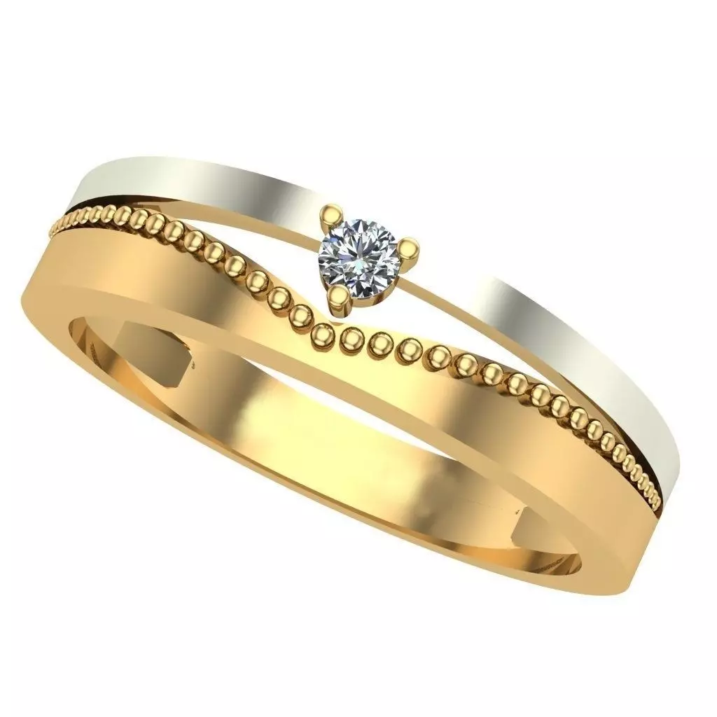 Ring couple 3D model_0
