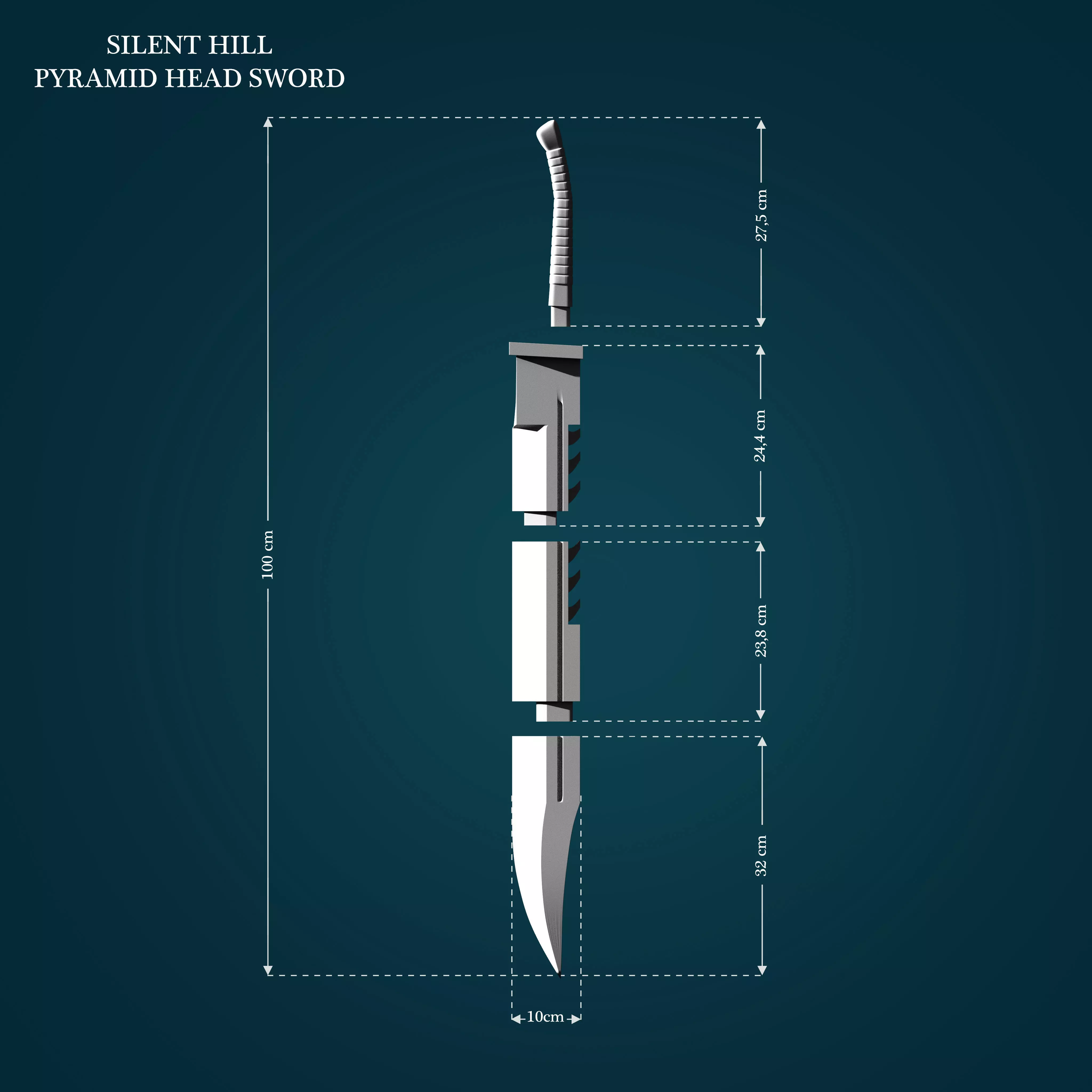 Pyramid Head Sword from Silent Hill 3D print model_0