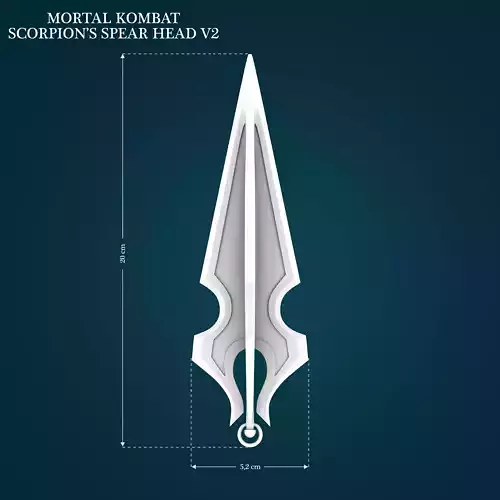 Scorpions Sprearhead V2 from Mortal Kombat  3D print model