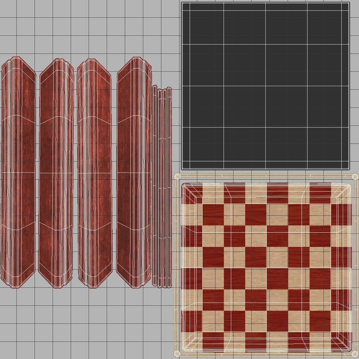 Chees 3D and 3D Print Files Low-poly 3D model_8