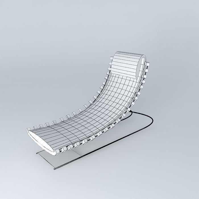 Lounger Avatar Free 3D model_4