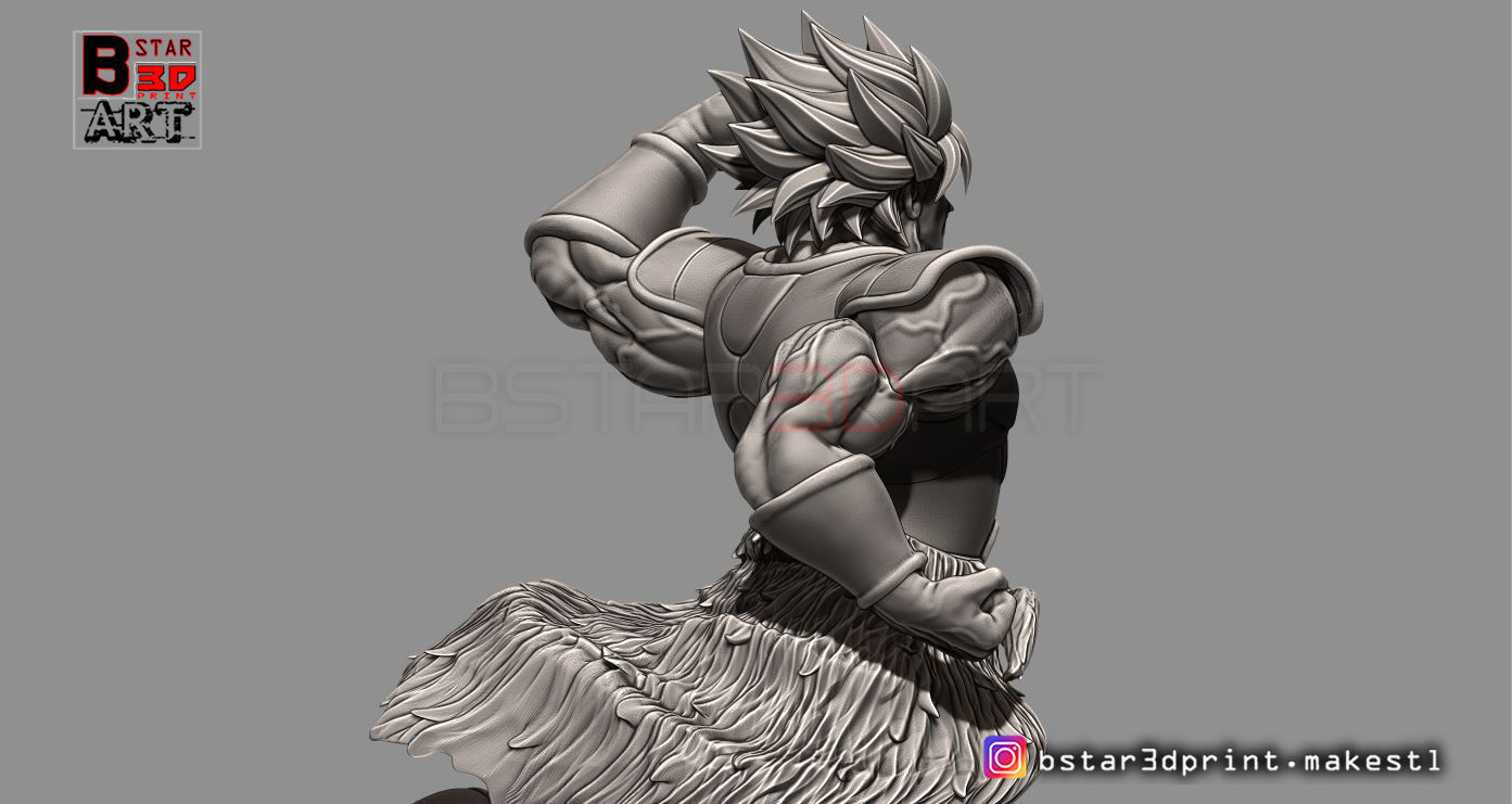 Broly Diorama - from Broly movie 2019 3D print model_31
