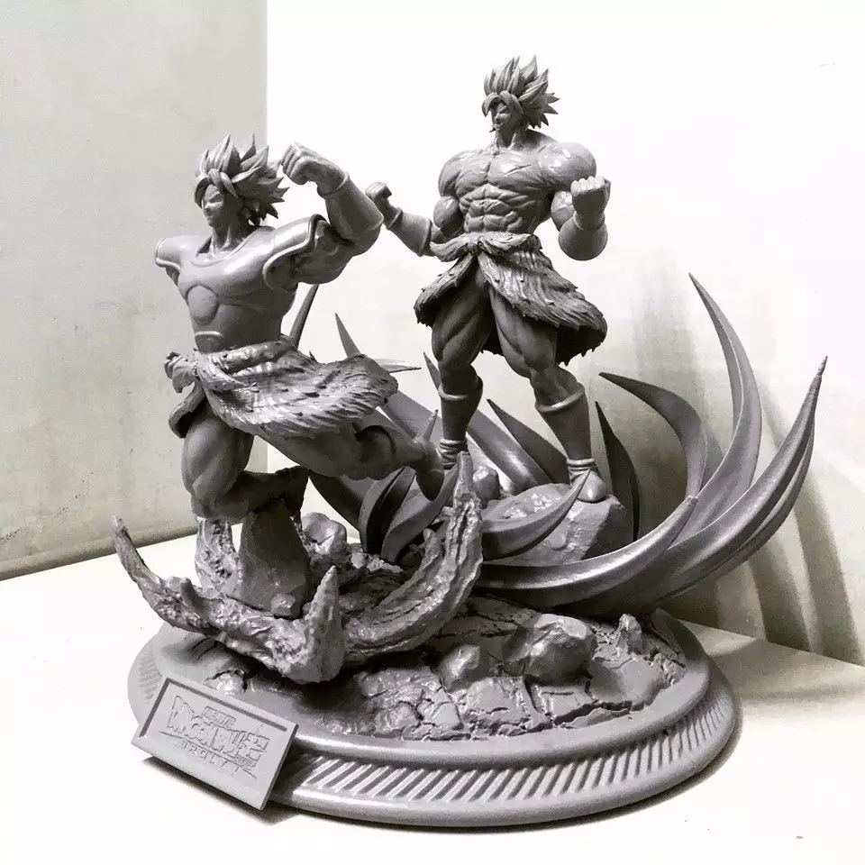 Broly Diorama - from Broly movie 2019 3D print model_0