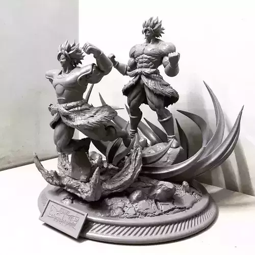 Broly Diorama - from Broly movie 2019 3D print model