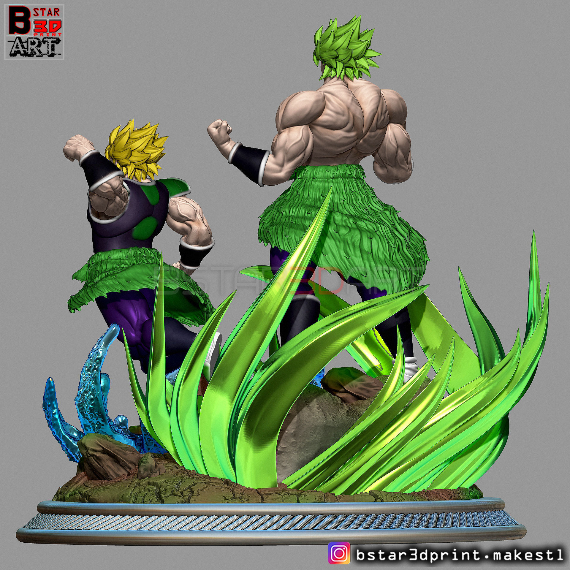 Broly Diorama - from Broly movie 2019 3D print model_55