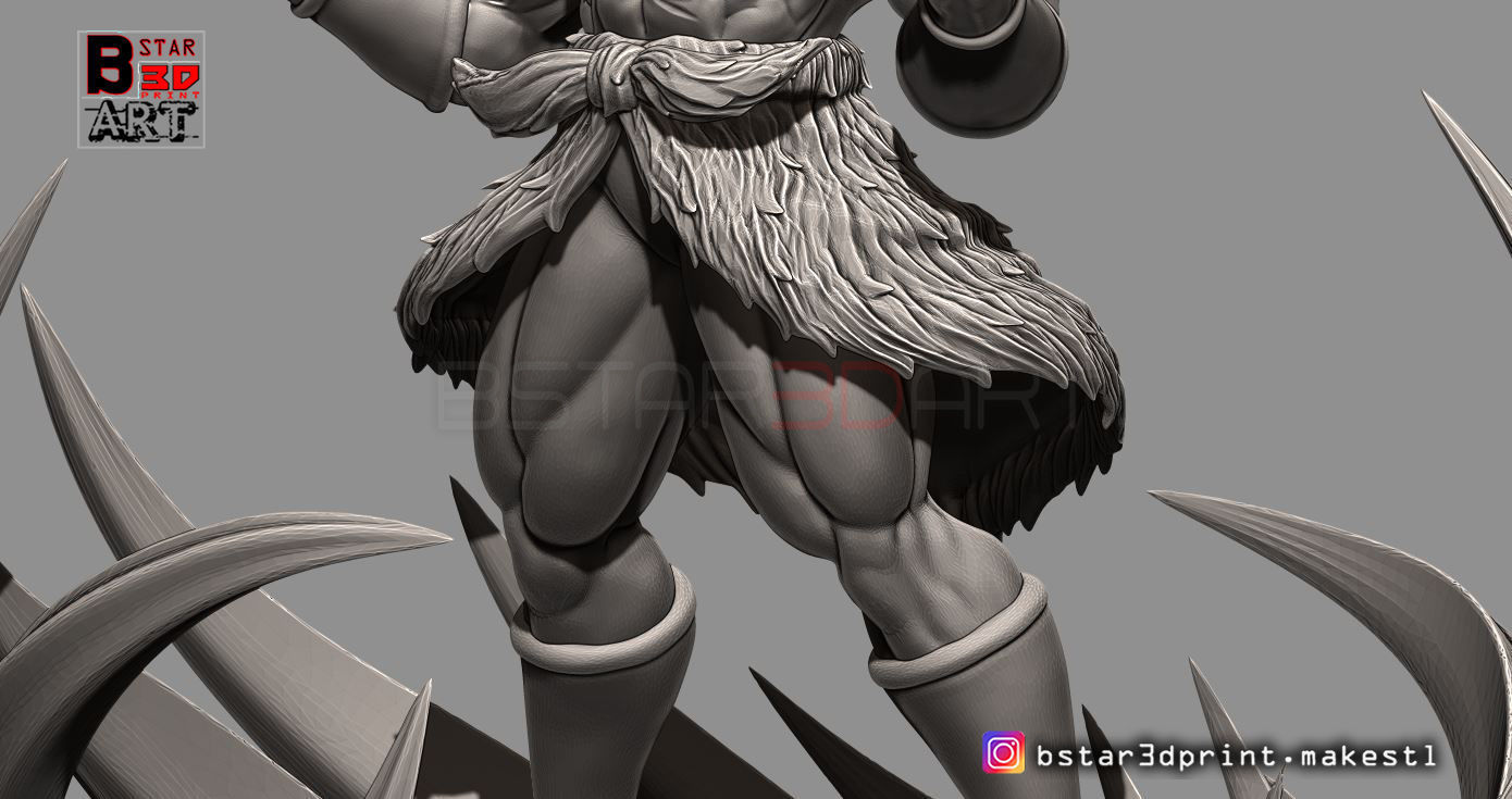 Broly Diorama - from Broly movie 2019 3D print model_18