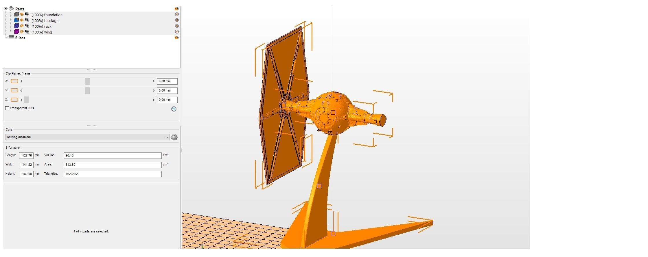 TIE-Fighter for 3D printing 3D print model_4