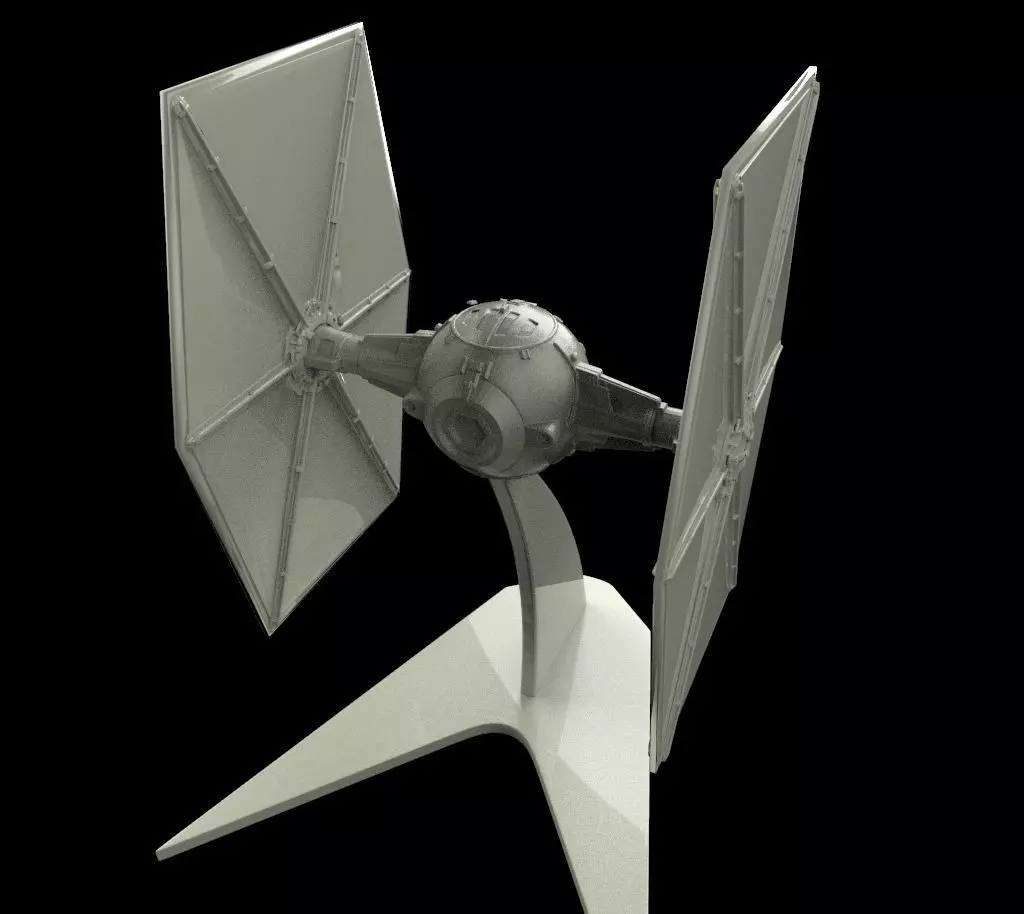 TIE-Fighter for 3D printing 3D print model_0