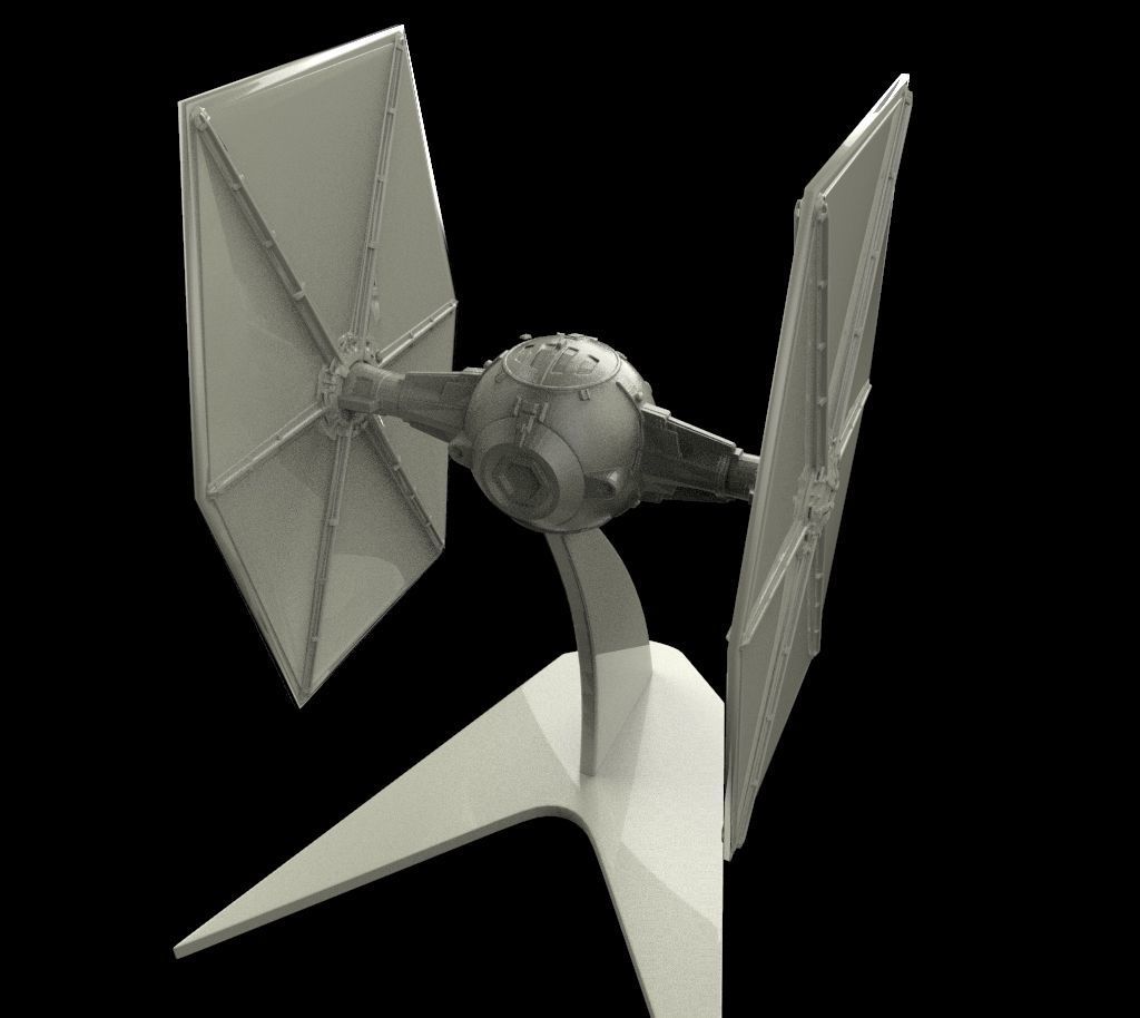 TIE-Fighter for 3D printing 3D print model_5
