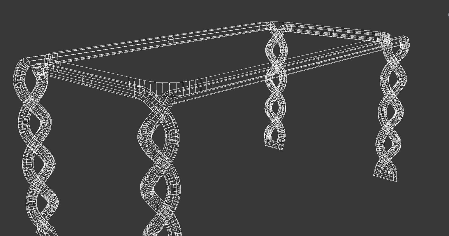 Coffee table 3D model 3D model_2