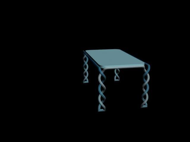 Coffee table 3D model 3D model_1