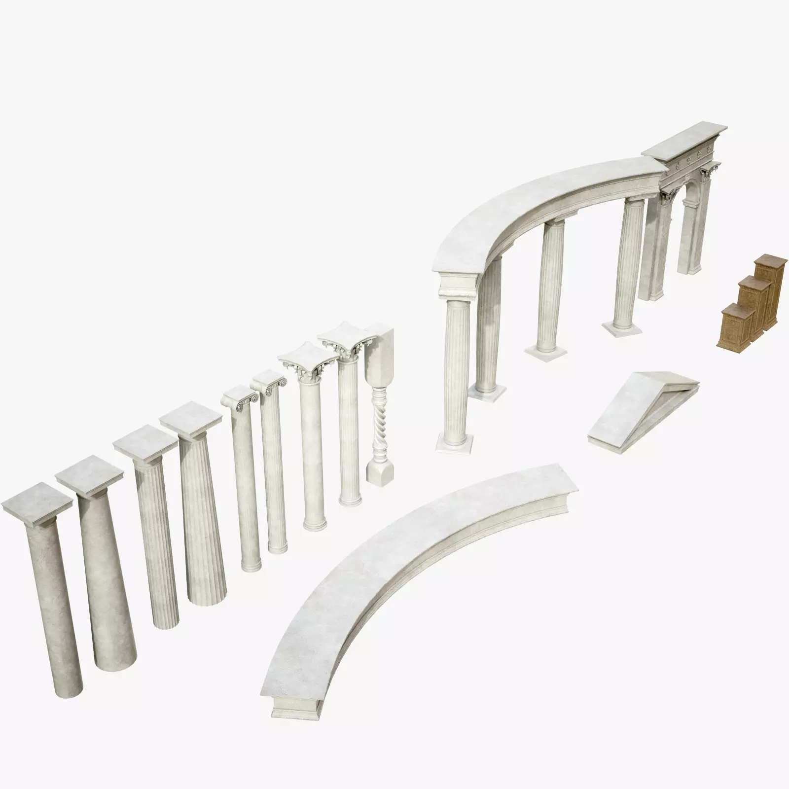 Column Pack 3D model
