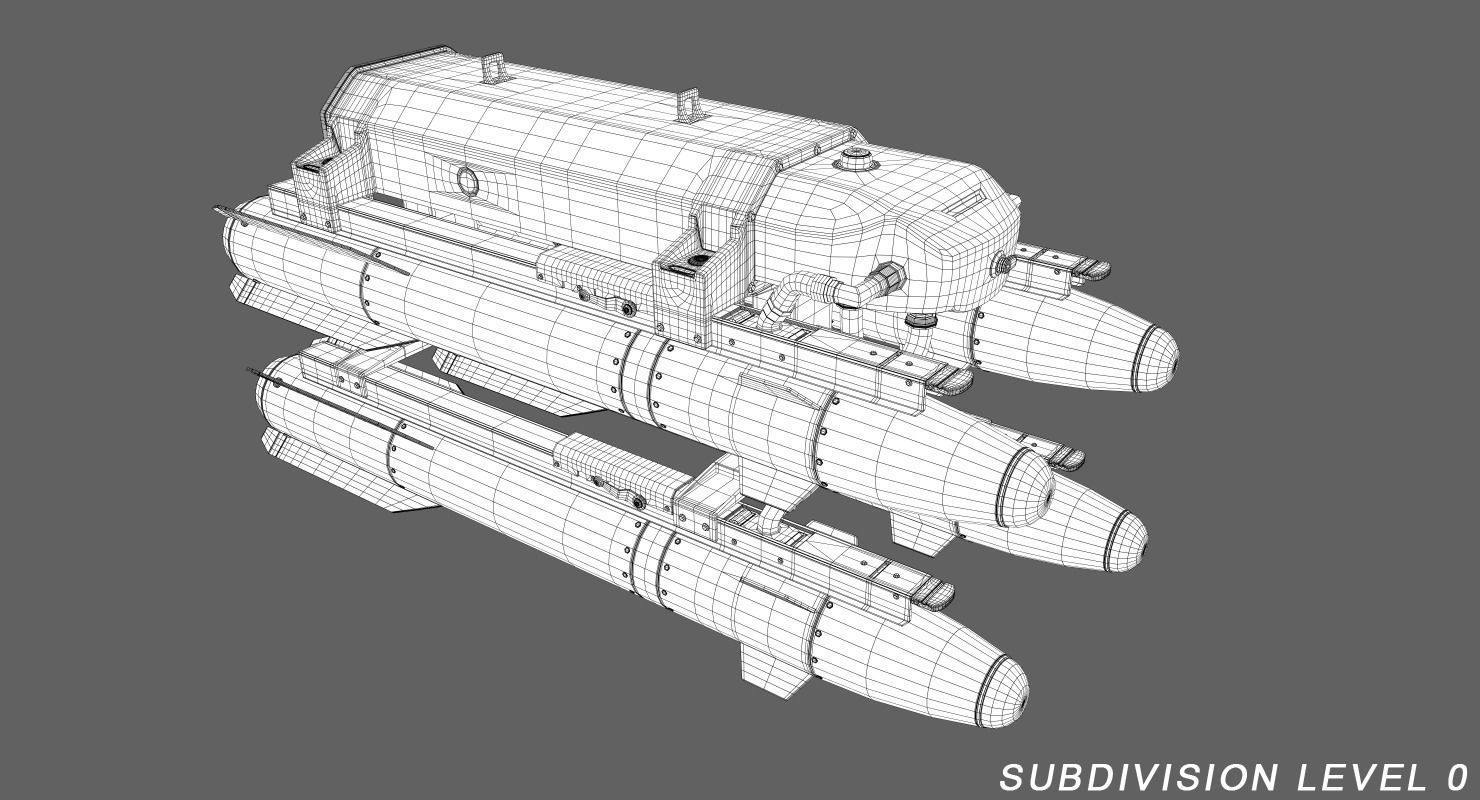 Drone Predator 3D model_23