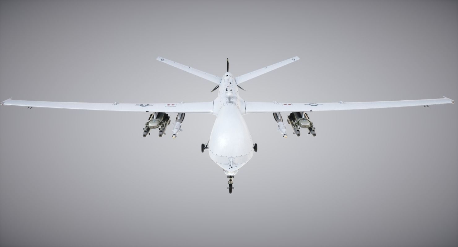 Drone Predator 3D model_11