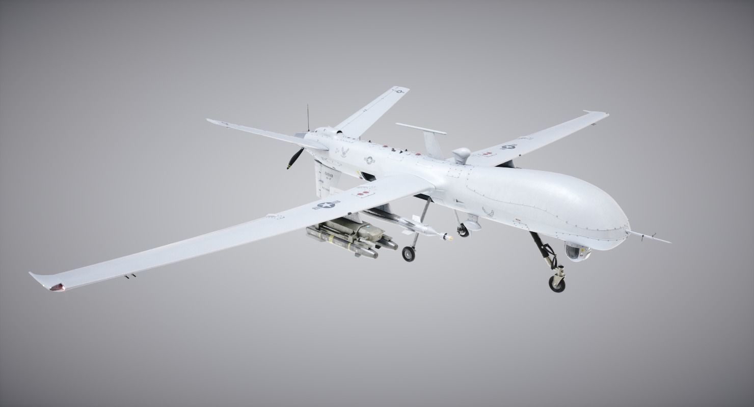 Drone Predator 3D model_1