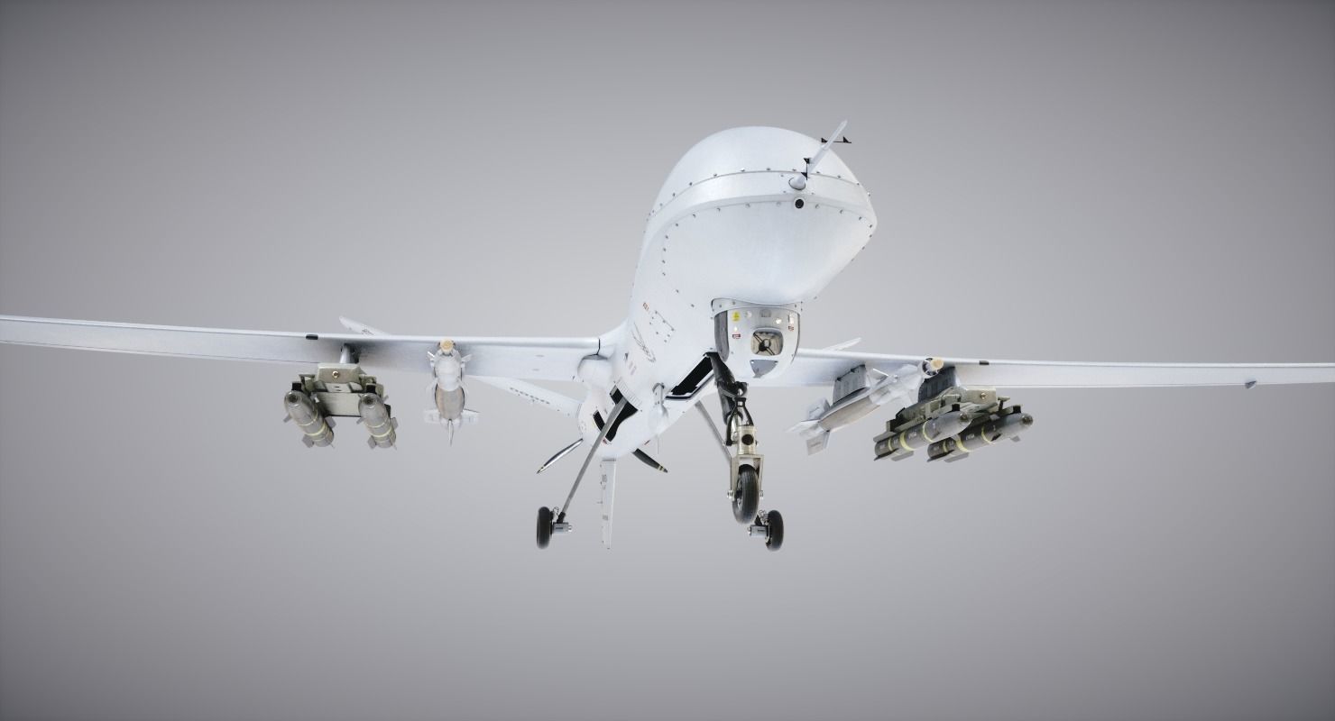 Drone Predator 3D model_3