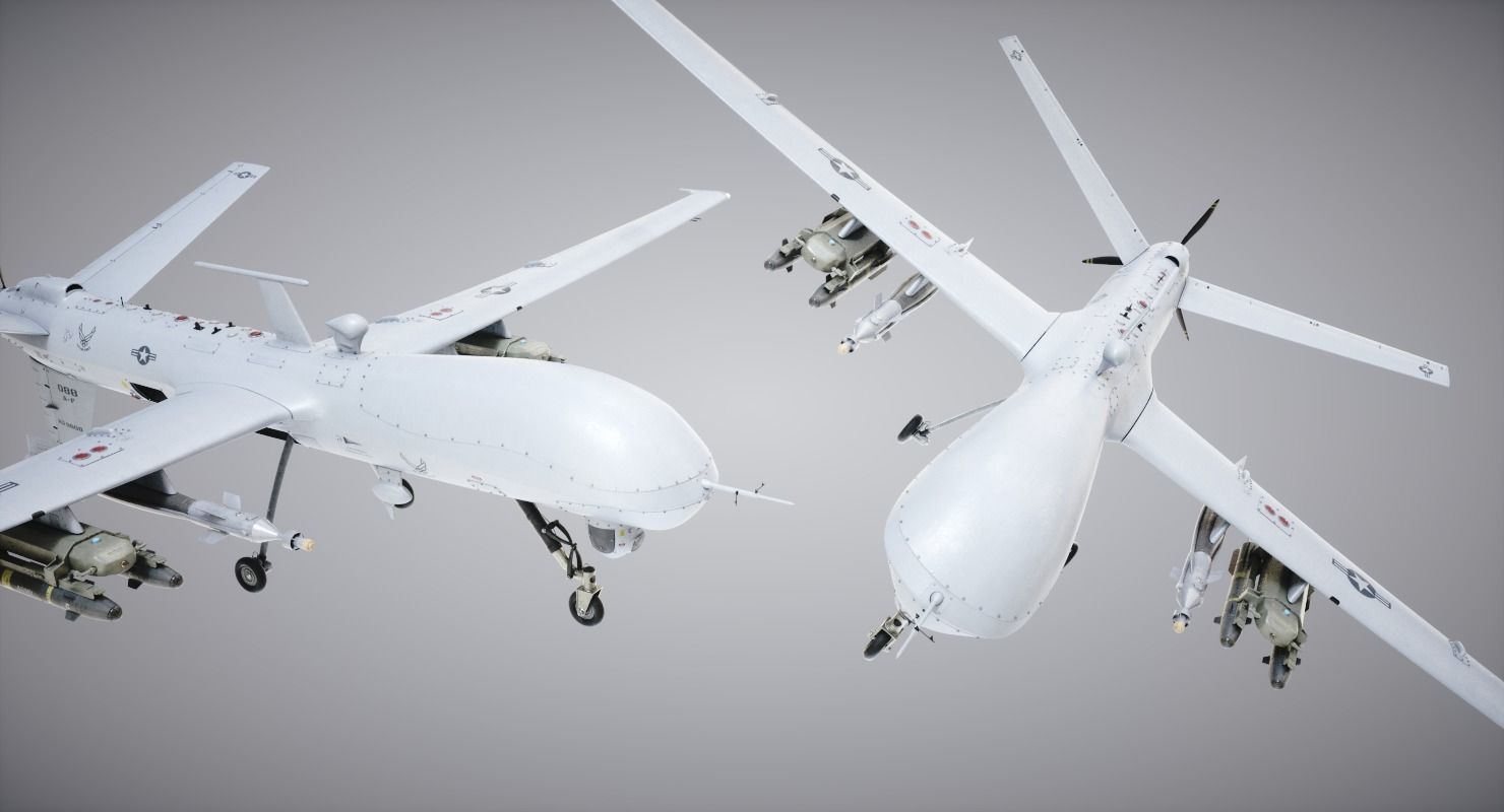 Drone Predator 3D model_6