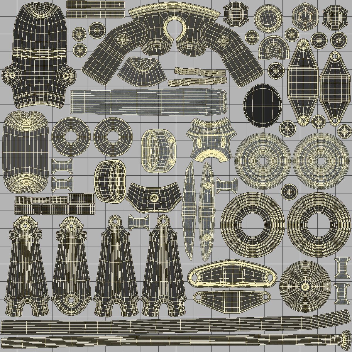 Drone Predator 3D model_30