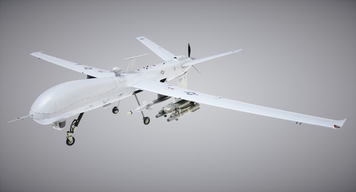 Drone Predator 3D model_8