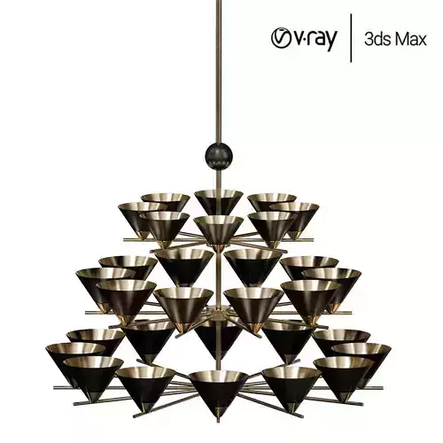 Cleo Three Tier Chandelier