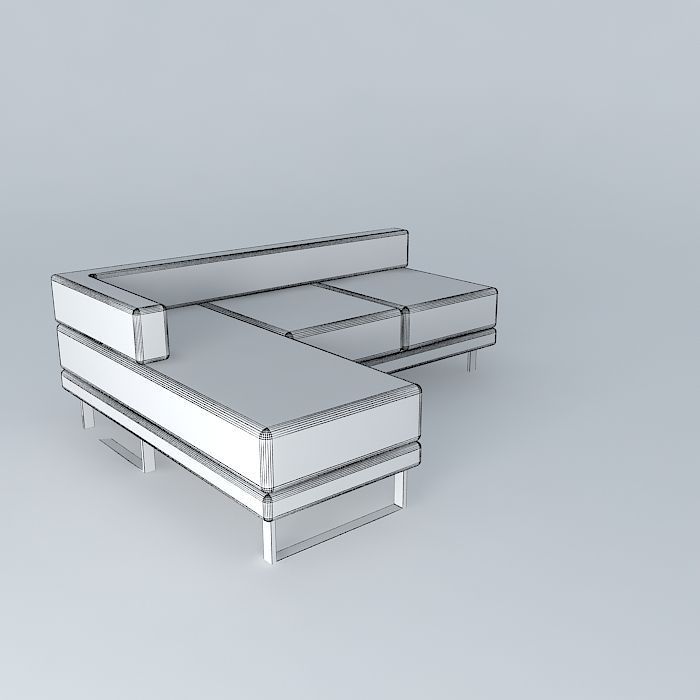 Sofá Chair Free 3D model_3