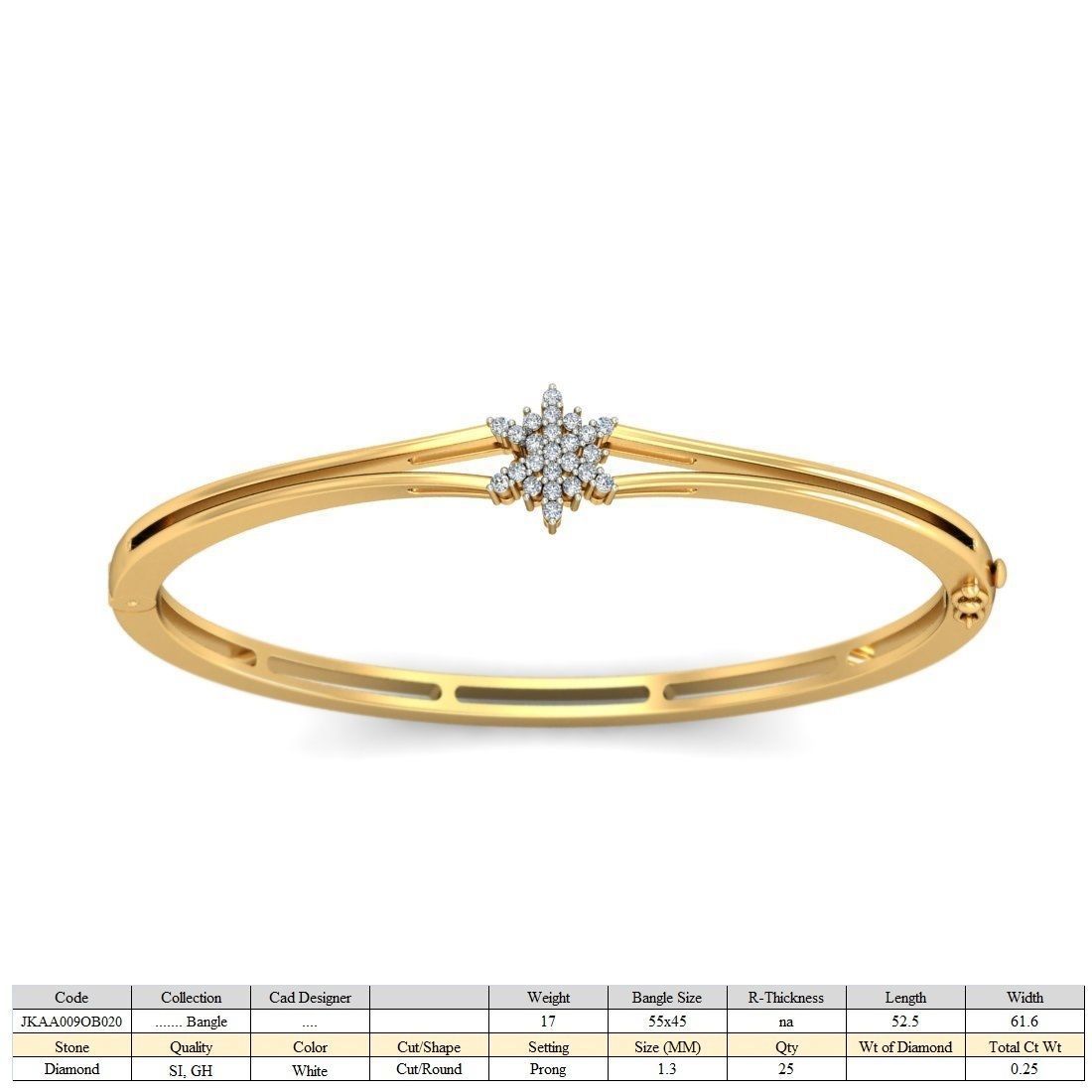 20 Women Bangles Bracelets 3dm Stl details print model  3D print model_19