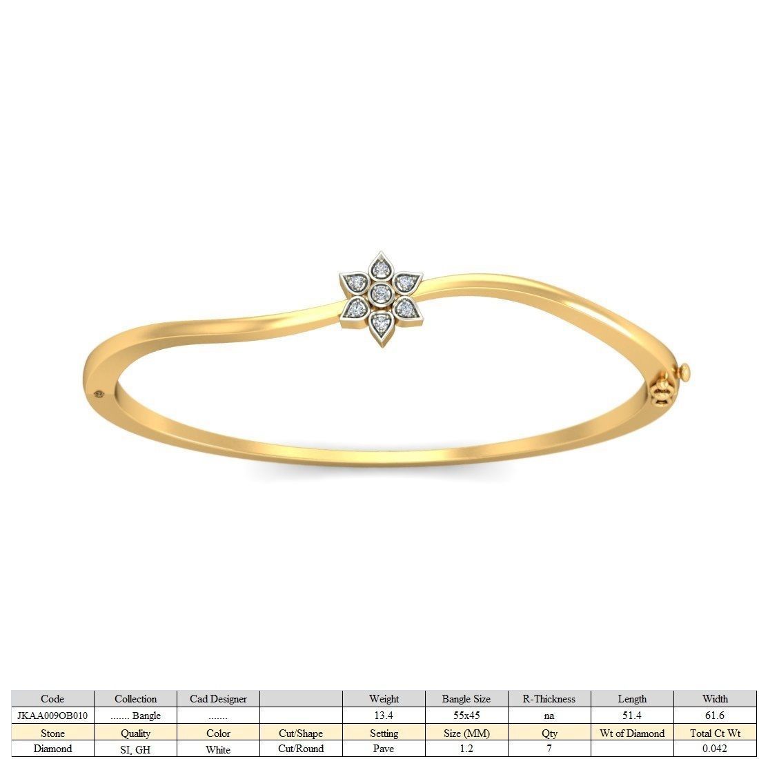 20 Women Bangles Bracelets 3dm Stl details print model  3D print model_9